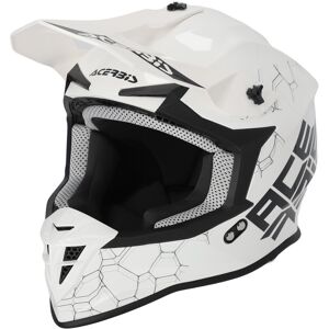 Helm Moto-cross Acerbis Linear 22.06 Weiß Glänzend