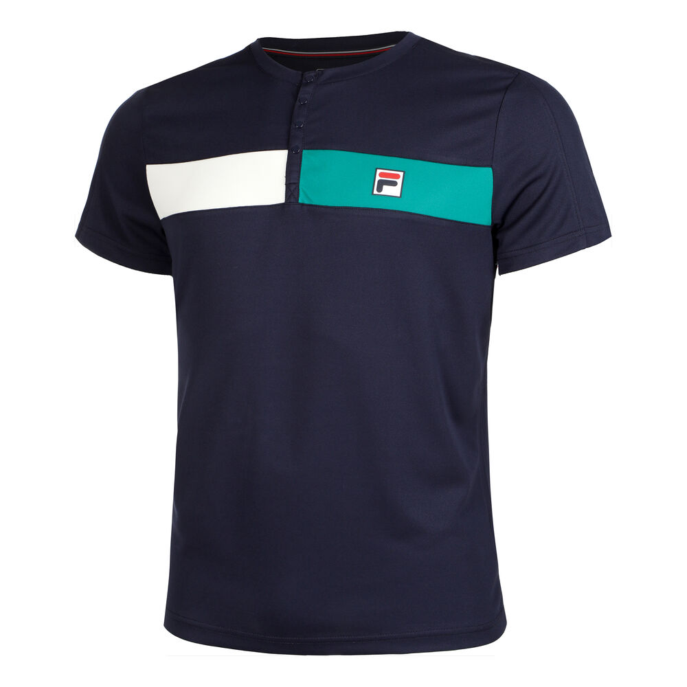 Herren Tennispoloshirt Fila Us Open Emilio T-shirt - Navy