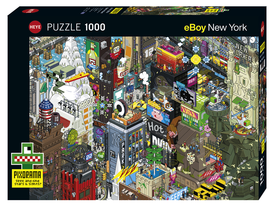 heye eboy - new york quest 1000 teile puzzle -29914