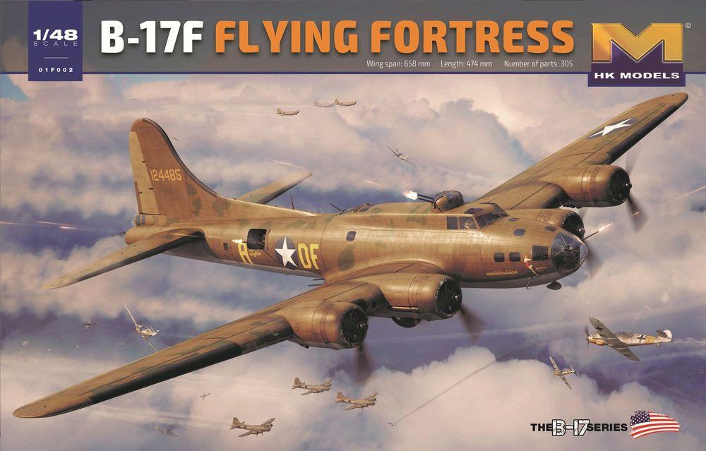 Hk Model 01f002 1/48 B-17f Flying Fortress (memphis Belle) (plastic Model)