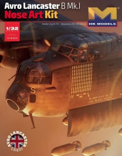 Hk Models 01e033 Avro Lancaster B Mk.i Nose Art Set 1:3 2 Maßstab Plastik T48 P