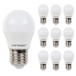Hoftronic™ 10x Led E27 Glühbirne - 2,9 Watt 250 Lumen - 2700k Warmweißes Licht - Große Fassung - Ersetzt 35 Watt - G45 Form