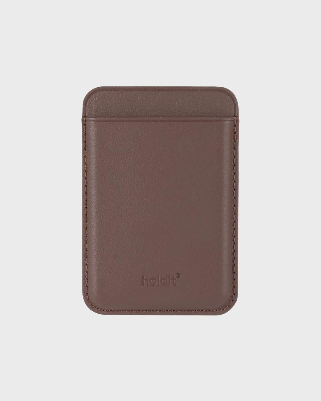 holdit card holder magnet dark brown