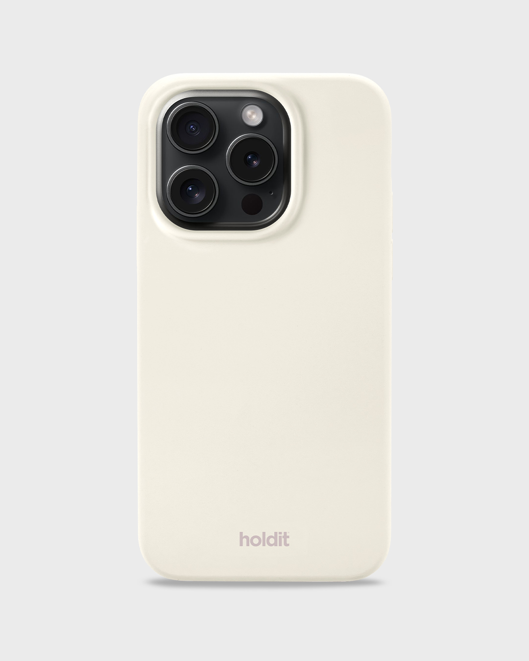 holdit phone case silicone soft linen iphone 14 pro white