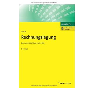 Horst Gräfer - Gebraucht Rechnungslegung: Der Jahresabschluss Nach Hgb (nwb Studium Betriebswirtschaft) - Preis Vom 27.04.2024 04:56:19 H