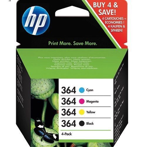 hp nr. 364 tinte combo content pack 4-farbig