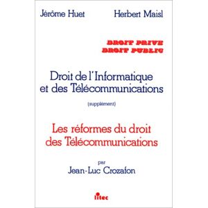 Huet - Gebraucht Droit De L'informatique Et Des Télécommunications Supplement - Preis Vom 28.04.2024 04:54:08 H