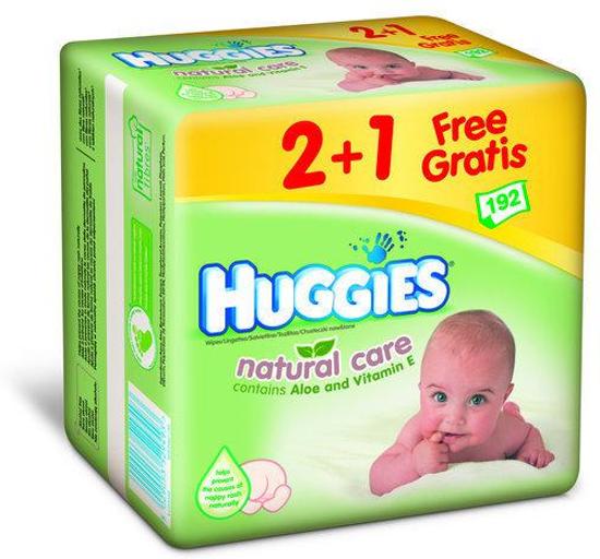 huggies baby feuchttucher natural care 3 pack