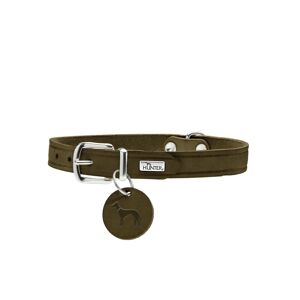 Hunter Aalborg Halsband - Olivgrün - Xs-s - Verstellbar: 28 - 33 Cm Breite 1,4 Cm