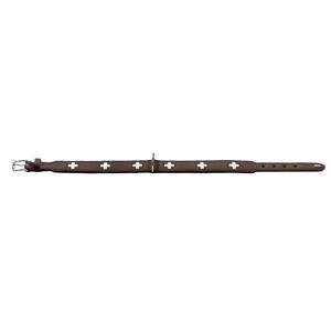 Hunter Swiss Halsband - Braun-schwarz - L-xl - Breite 3,9 Cm Verstellbar: 56-64 Cm