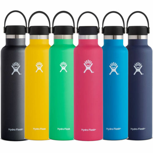 Hydro Flask - 709 Ml Standart Mouth Thermosflasche Black Isoliertrinkflasche