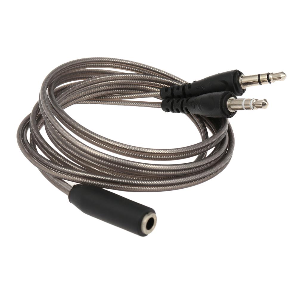 igeteck 3,5 mm audio y splitter kabel 1 buchse auf 2 stecker konverter kopfhÃ¶rer mikrofon kabel adapter fÃ¼r