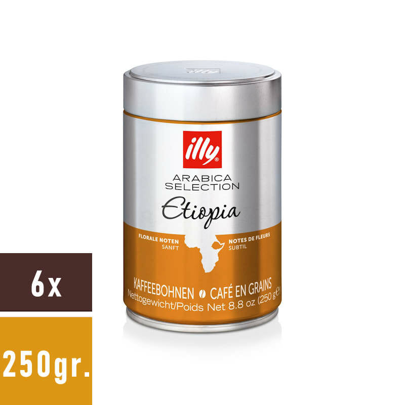 Illy - Arabica Selection Äthiopien Bohnen - 6x 250g