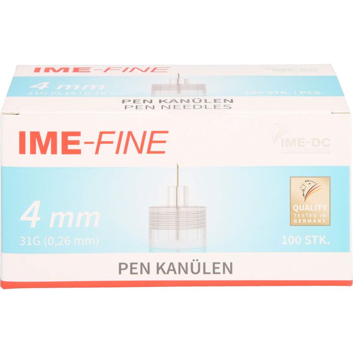 Ime Fine Universal Pen Kanülen 31 G 4 Mm 100 St