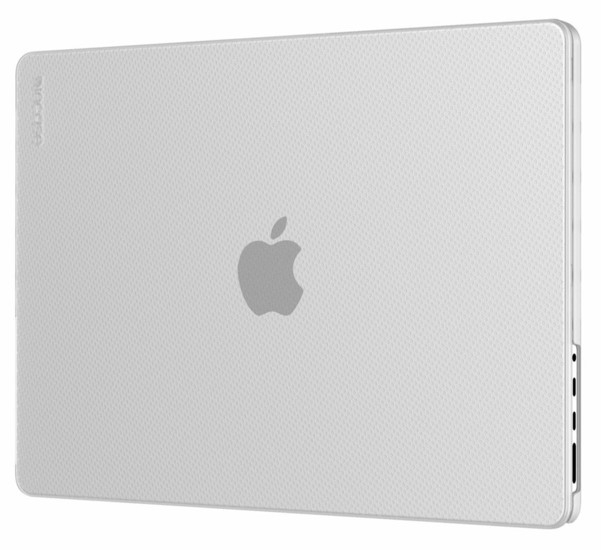 incase hardshell hülle macbook pro 14 inch 2021 dots clear, transparent