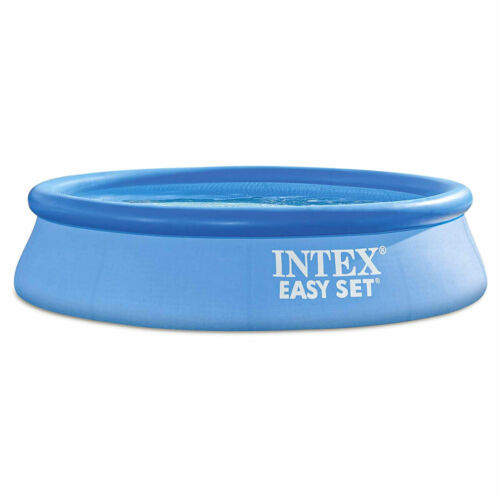 Intex Easy Set Quick Up Pool Planschbecken 244x61cm + Abdeckplane + Filterpumpe
