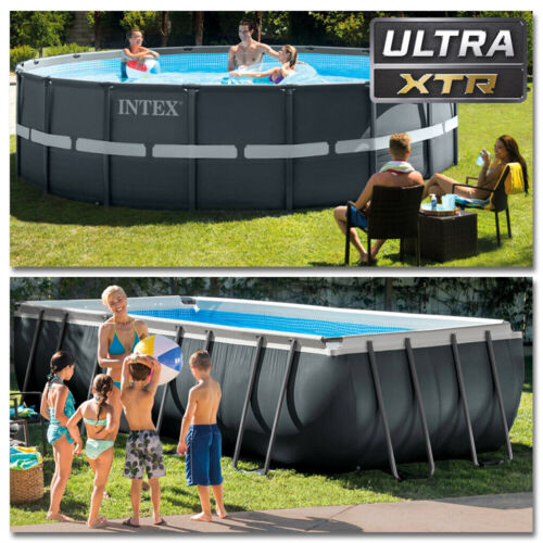 Intex Frame Pool Ultra Quadra Xtr 549 X 274 Komplett-set Mit Sonnenkollektoren