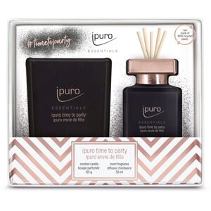 Ipuro Essentials Time To Party Diffusor Und Kerze Geschenkset - Set - 50 Ml / 125 G