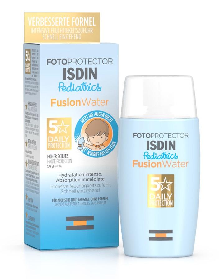 Isdin Fotoprotector Pediatrics Fusion Water Spf 50 Zum, 50 Ml Creme 16243845