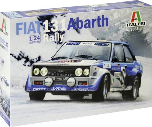 Italeri 3662 1:24 Fiat 131 Abarth Rallye Kunststoff Modell Kit