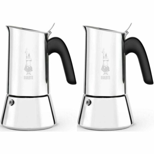 Italienische Kaffeemaschine Beurer 0007254/cn 4 Tassen Metall Stahl Edelstahl