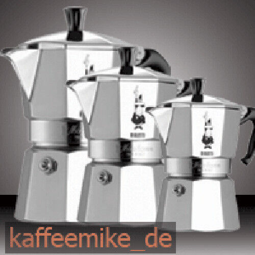 Italienische Kaffeemaschine Bialetti Moka Express Silberfarben Aluminium 12 K