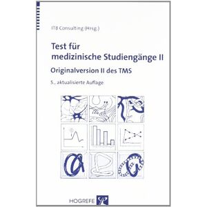Itb Consulting - Gebraucht Test Für Medizinische Studiengänge Ii: Originalversion Ii Des Tms - Preis Vom 26.04.2024 05:02:28 H