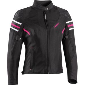 Ixon Ilana Evo Damen Motorrad Textiljacke - Schwarz Pink - Xs - Female
