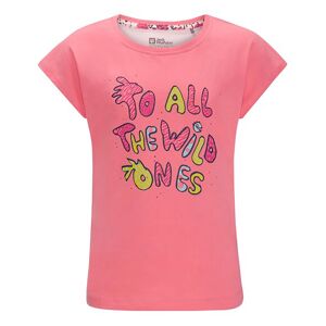 Jack Wolfskin Villi T G Kinder Gr.104 - T-shirt - Pink-rosa
