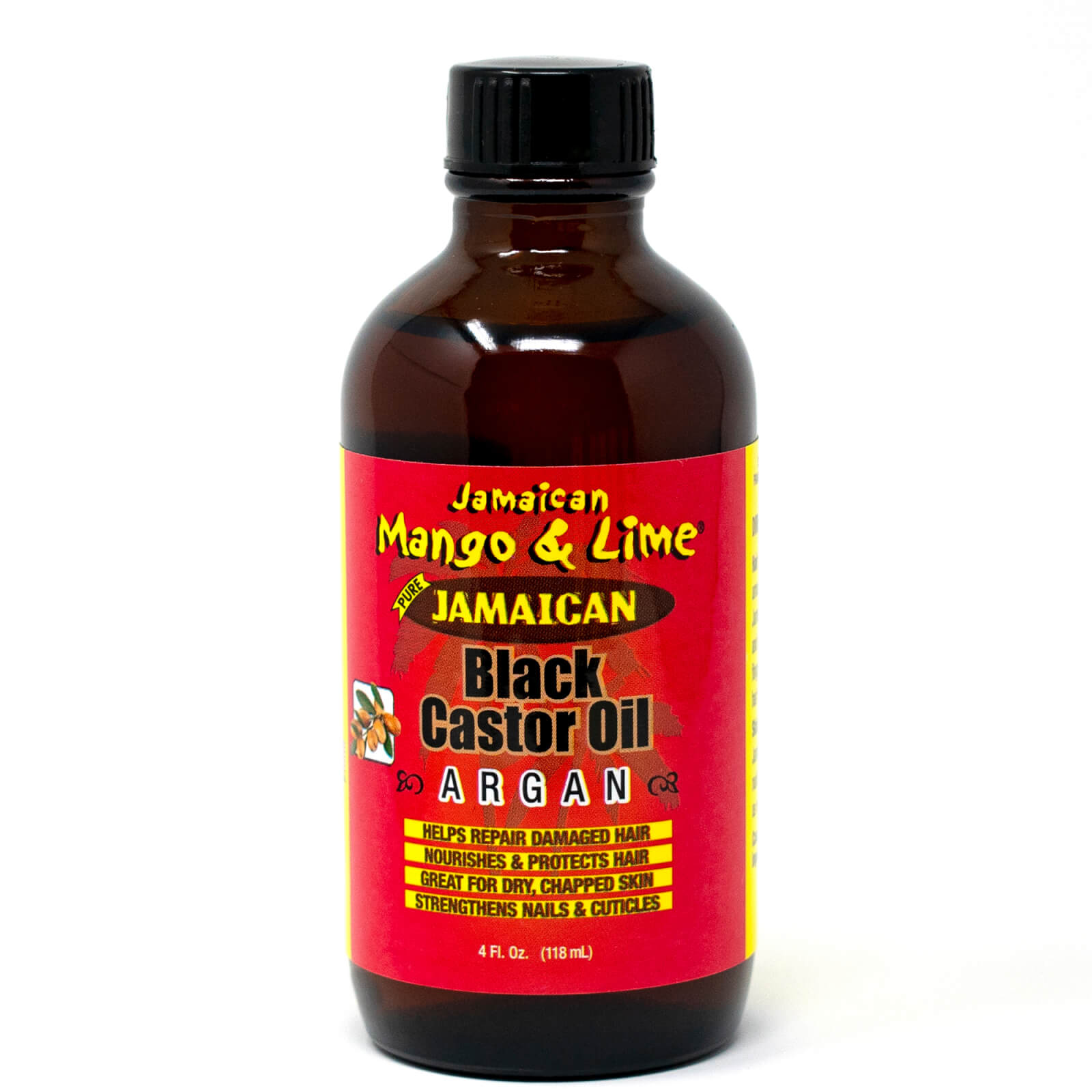 jamaican mango & lime â€“ black castor oil argan 4oz uomo