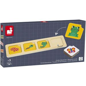 Janod Puzzlespiel - 4x10 Teile - Sequenzkarten - Garten - Janod - One Size - Puzzlespiele