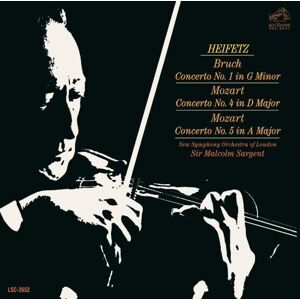 Jascha Heifetz -bruch-violinkonzert 1 Op.26/violinkonzerte 4+5 Cd 9 Tracks Neu