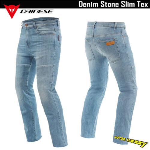 Jeans Moto Dainese Stone Slim Tex Pants Light-blue