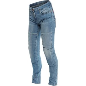 Jeans Moto Dainese Stone Slim Lady Tex Light-blue