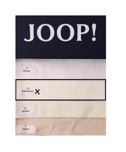 Joop! 4000 Jersey-spannbettlaken - Wollweiß - 100x200 Cm