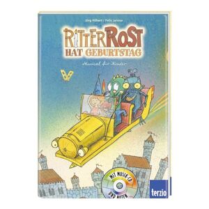 Jörg Hilbert - Gebraucht Ritter Rost Hat Geburtstag. Buch Und Cd: Musical Für Kinder - Preis Vom 03.05.2024 04:54:52 H