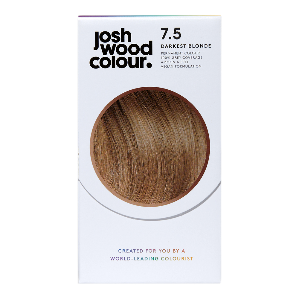 josh wood colour 7.5 mid blonde colour kit 7.5 - darkest blonde