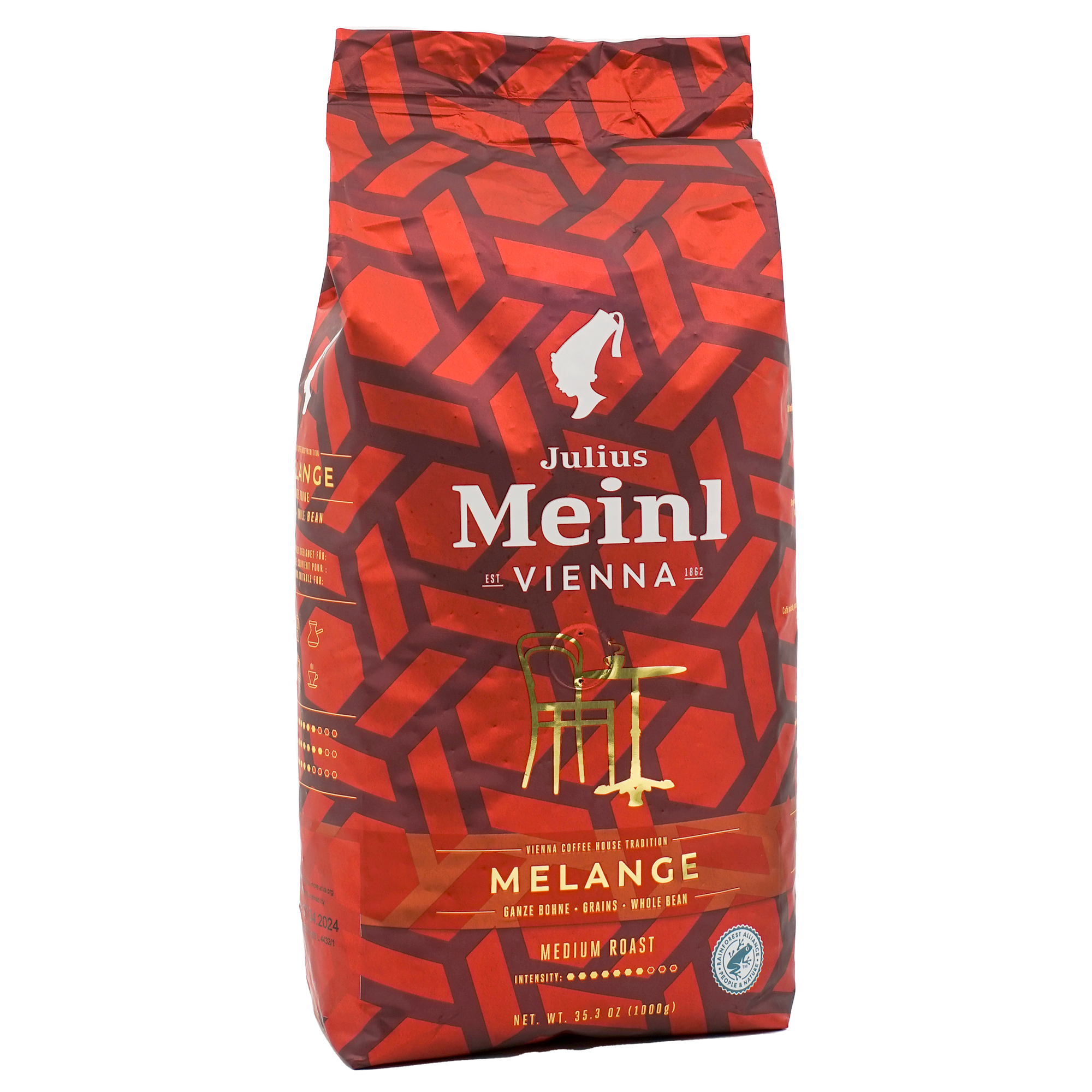 Julius Meinl Kaffee Kaffeebohnen Vienna Melange 4000 G Bohnen 4 Kg Bohnen