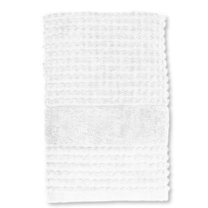 Juna Check Bio-handtuch - Weiß - 50x100 Cm
