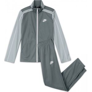 Jungen Trainingsanzug Nike U Swoosh Futura Poly Cuff Ts - Smoke Grey/smoke Grey/white/white