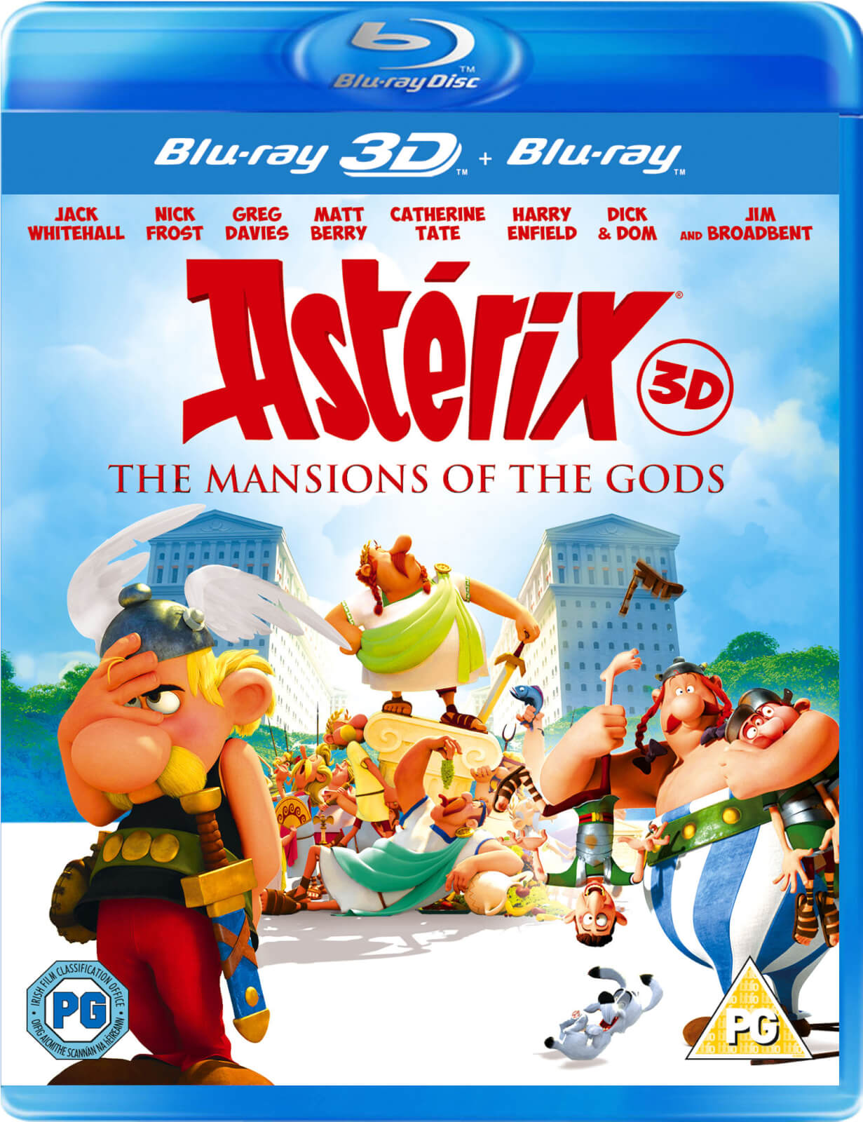 kaleidoscope home entertainment asterix & obelix: mansion of the gods 3d (includes 2d version) uomo