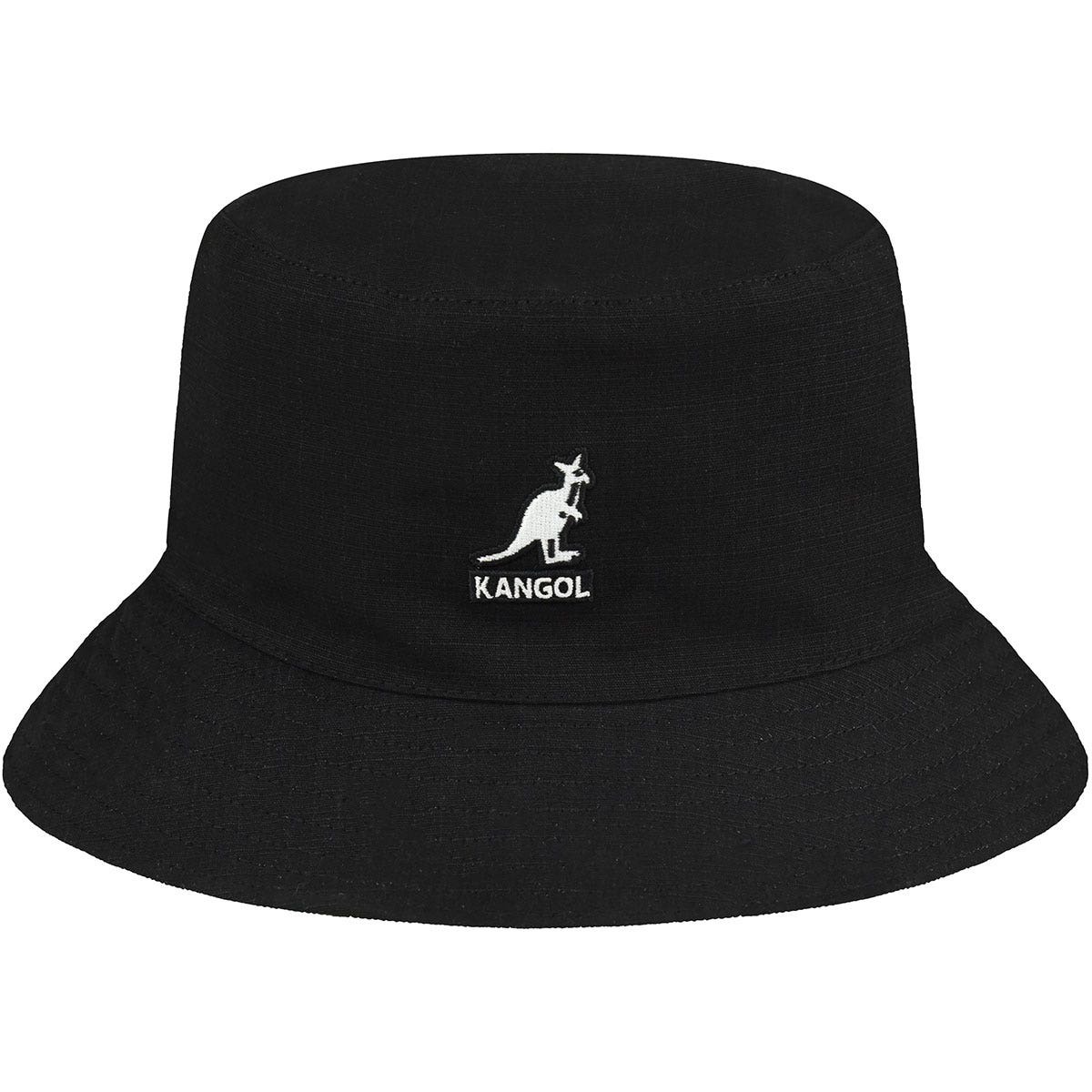 kangol wendbarer bucket hat ripstop essential noir