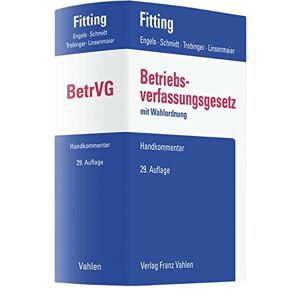 Karl Fitting - Gebraucht Betriebsverfassungsgesetz - Preis Vom 11.05.2024 04:53:30 H