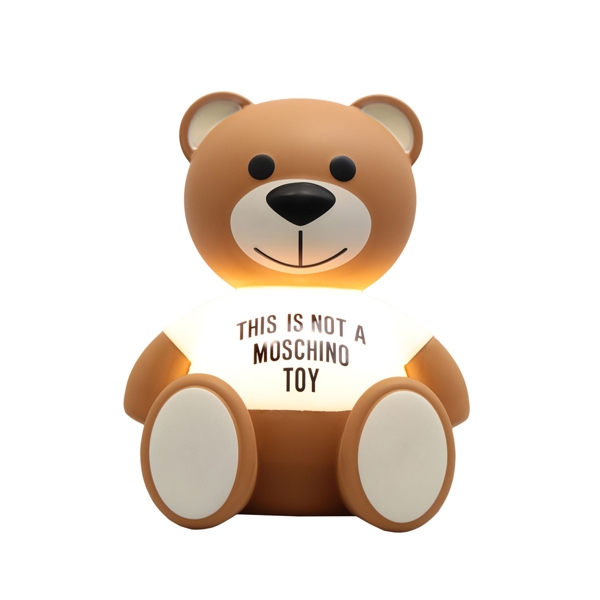 Kartell - Toy Moschino Teddy-bär-tischleuchte, Transparent / Braun