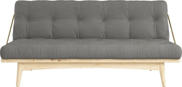 Karup Design Folk Schlafsofa - Clear/grey - Sofa: 190x100x90 Cm, Bett: 190x130x42 Cm