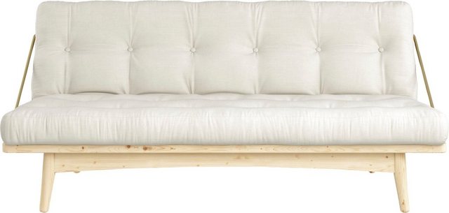 Karup Design Folk Schlafsofa - Clear/natural - Sofa: 190x100x90 Cm, Bett: 190x130x42 Cm