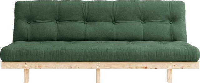 Karup Design Lean Schlafsofa - Raw/olive Green - Sofa: 190x100x73 Cm, Bett: 190x130x35 Cm