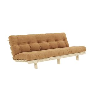 Karup Design Lean Schlafsofa - Raw/fudge Brown - Sofa: 190x100x73 Cm, Bett: 190x130x35 Cm