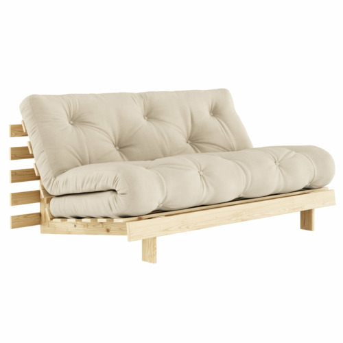 Karup Design Roots Schlafsofa - Raw/beige - Sofa: 160x105x85 Cm, Bett: 200x160x20 Cm
