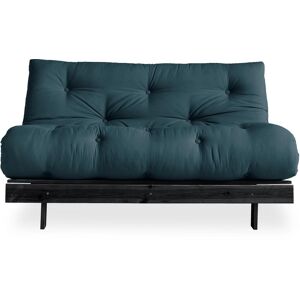 Karup Design Roots Schlafsofa - Black/petrol Blue - Sofa: 140x105x85 Cm, Bett: 202x140x20 Cm